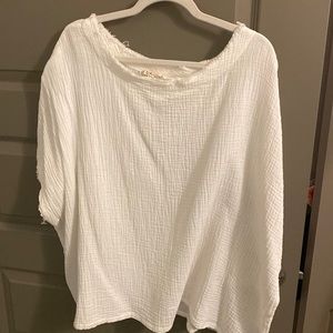 Before You: wide armholes, soft/free flowing, exposed seams